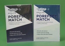 SpaLife POREFECT MATCH 3 Nose Strips  24 Pimple Patches Each  2 Packs