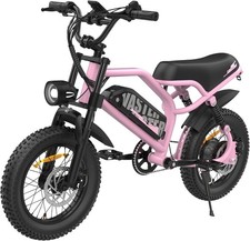 Jugendliche E-Bike Fatbike 16*3 Zoll Elektrofahrrad 36V 12,8Ah 35–60km Weit LCD