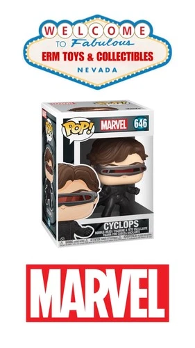 Funko POP Marvel: X-Men Cyclops (20th Anniversary) With EcoTEK Pop! Protector