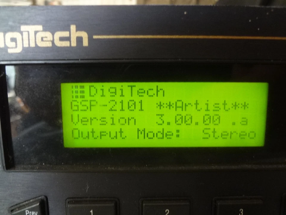 Digitech Artist GSP-2101 Studio Tube Preamp/Multi Effects Guitar Processor - Image 2 of 4