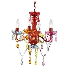  Mini Crystal Chandelier Lighting Chandeliers Small 4 Light Chandelier Colorful