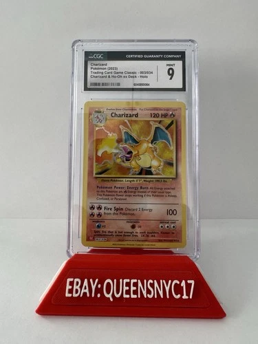 Pokémon Charizard (2023) Trading Card Game Classic 003/034 CGC 9 Holo