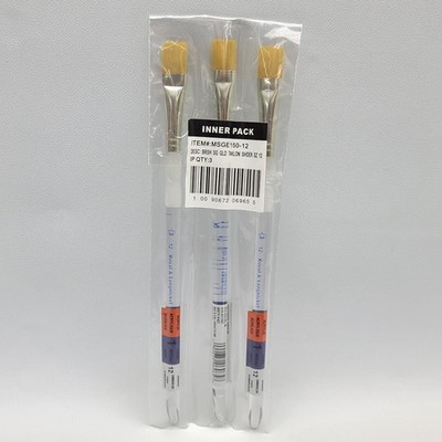   (3pc) Royal & Langnickel Soft Grip Gold Taklon Shader #12 Acrylic Paint Brush