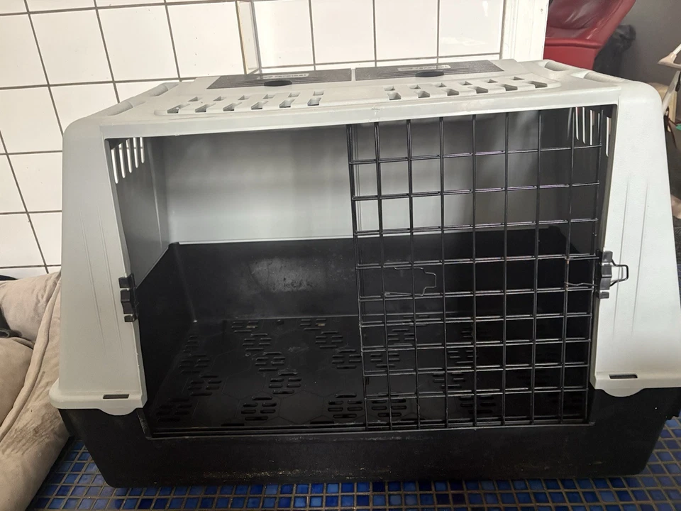 Hundetransportbox XXL Auto, grau/schwarz  - Bild 2 von 4