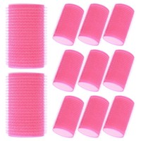 12 StüCk Selbstklebende Schwamm Lockenwickler Haarstyling Roller FüR Frauen L...