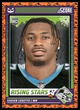 2024 Score-A-Treat #49 Xavier Legette A-Treat - Rising Stars Orange Pumpkin