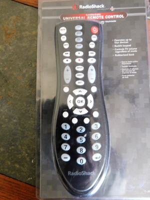 RadioShack TV Satellite/Cable VCR DVD Universal Remote Control 15-303 New Sealed