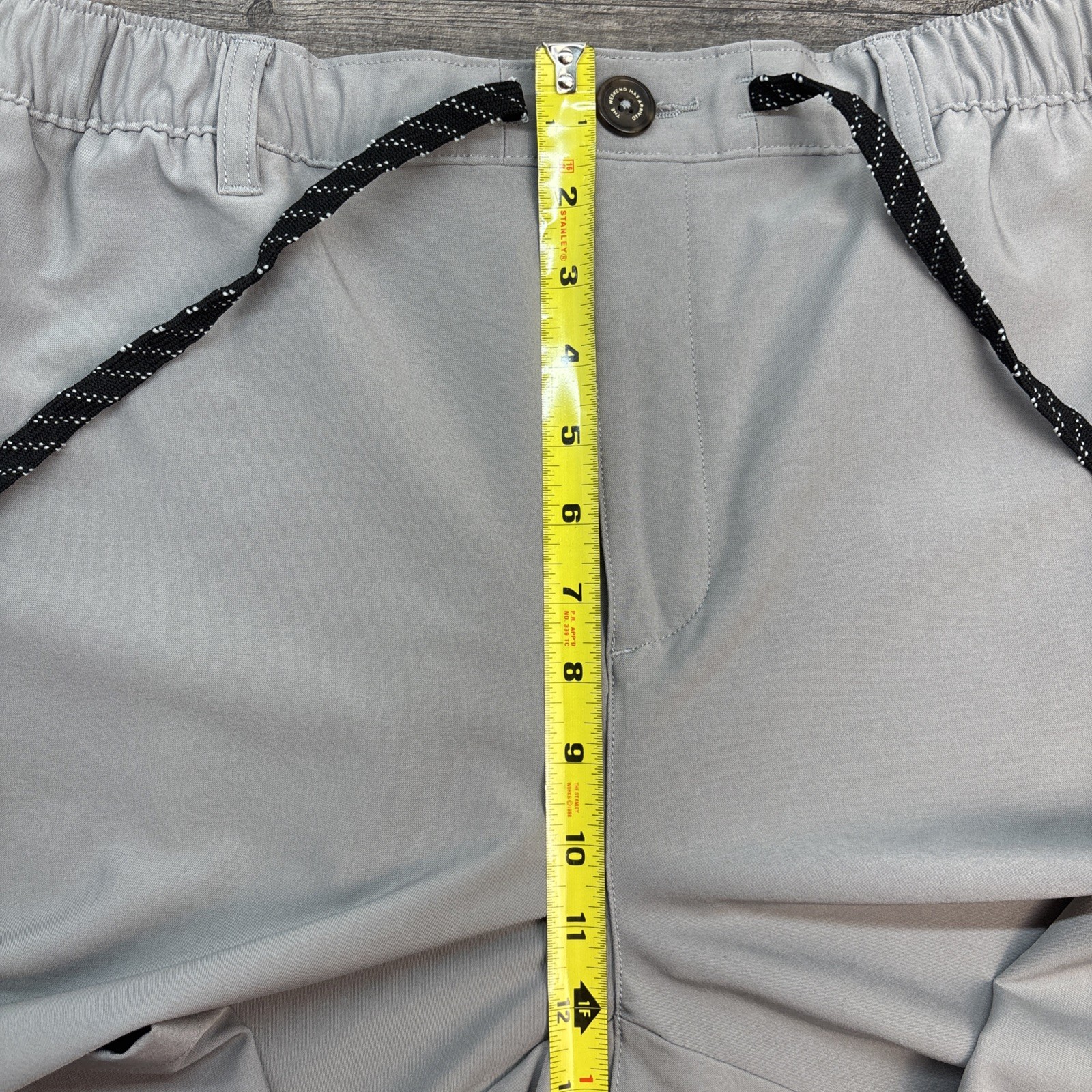 Chubbies Men’s XL Everywear Pant Gray Drawstring Elastic Pockets Stretch