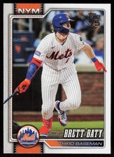 2026 Topps Series 1 Celebration Brett Baty #347 New York Mets