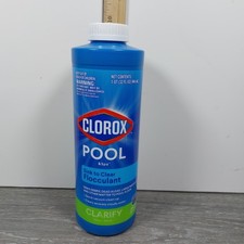 Clorox&reg; Pool&Spa&trade; Swimming Pool Sink to Clear Flocculant, 1-Quart,