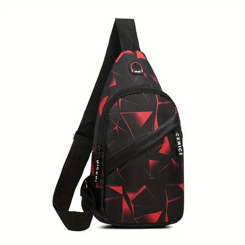 Casual Sling Bag, Crossbody Shoulder Pack With Multiple Layers, High Capacity - Picture 8 of 8