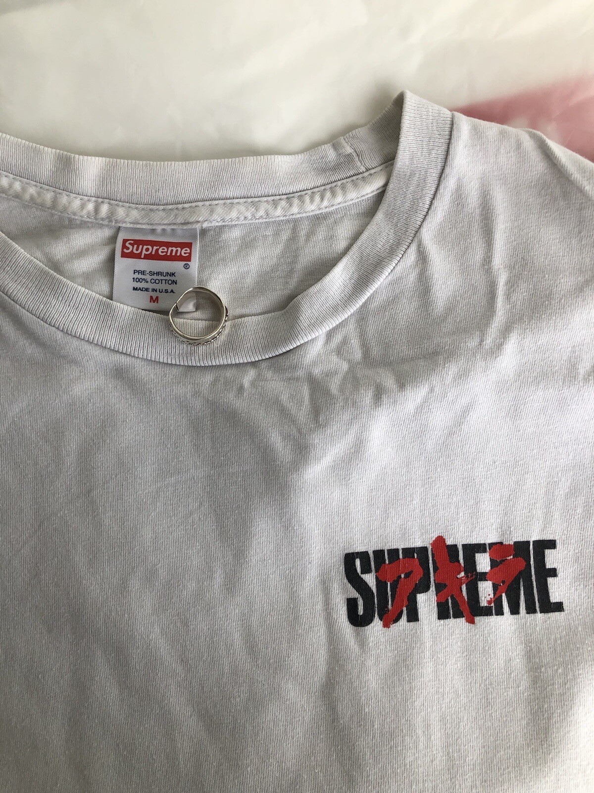 supreme akira T-shirt  m long sleeve fw17 white