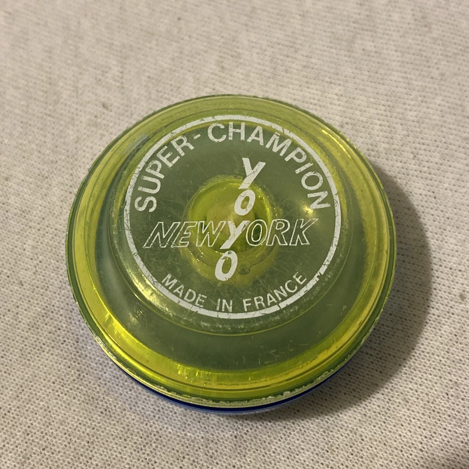 Yoyo New York Super Champion Made In France Jouet Vintage Sans Ficelle - Photo 1/4