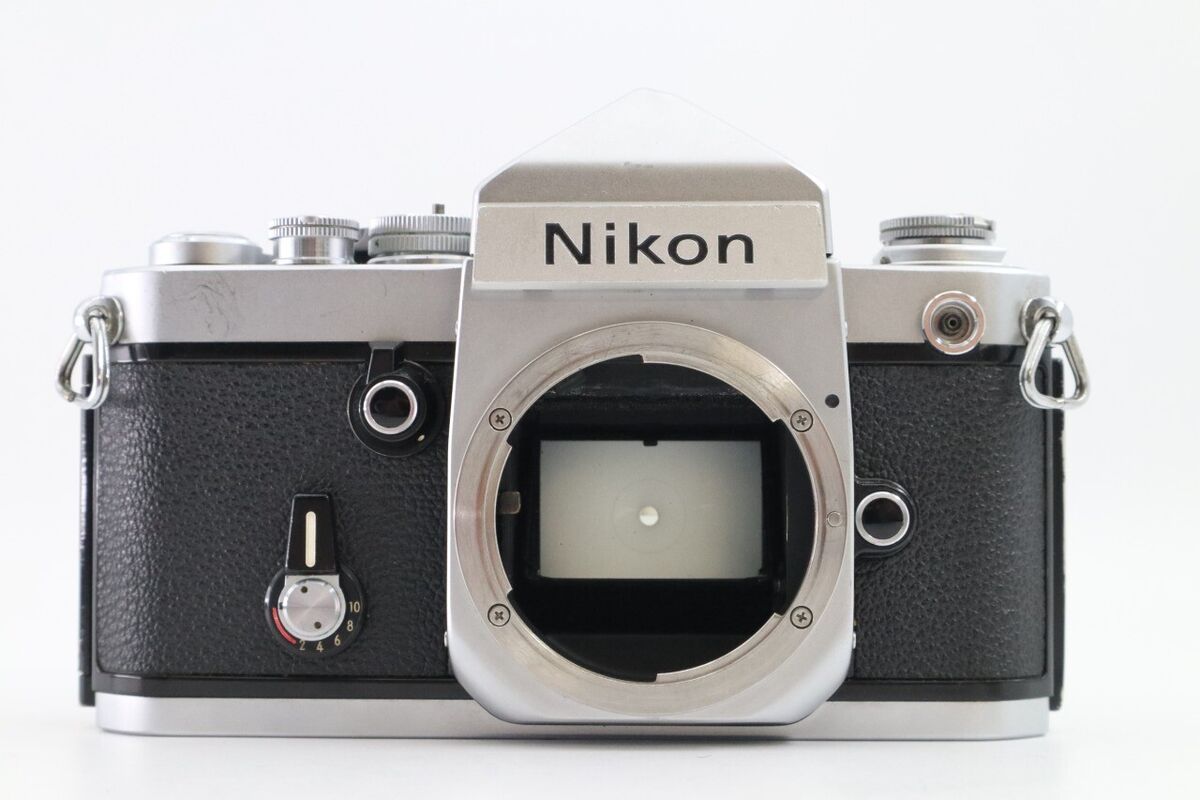 Nikon F2 Eye Level Silver Body 35mm SLR Film Camera from Nikon F2 Eye Level Silver Body 35mm SLR Film Camera from