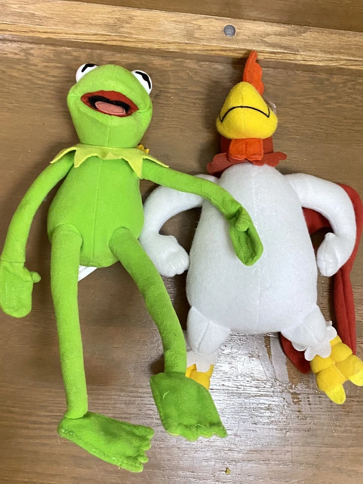 Lote De Colección Peluche Kermit the Frog Jim Henson Muppet Applause ☼ Foghorn Leghorn Foto 3 de 4