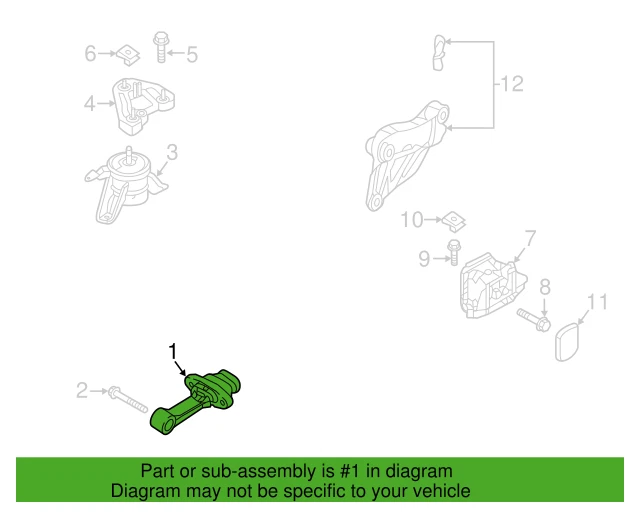 GENUINE Torque Strut Mount for 2015-2017 Hyundai Sonata 2.4L 21950C1100⭐⭐⭐⭐⭐ Foto 4 de 4