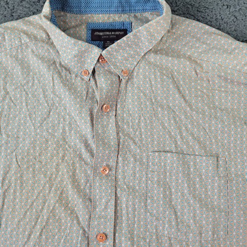 Johnston & Murphy Short Sleeve Button-Up Shirt Size XL , Casual Wear - Picture 3 of 9