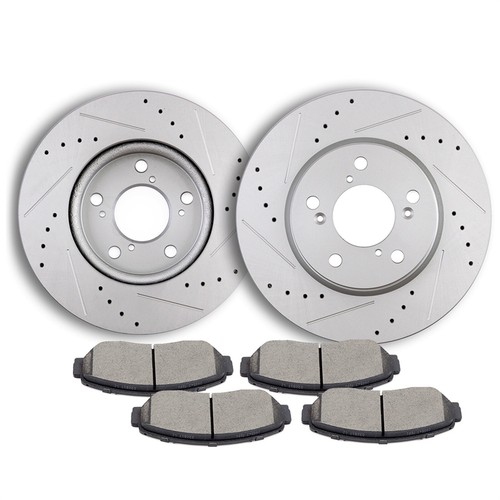 FRONT BRAKE ROTORS AND CERAMIC PADS FITS FOR 2005-2010 HONDA ODYSSEY - Picture 9 of 9