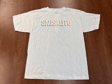 VINTAGE SAUSALITO 1987 ANVIL XL T SHIRT SINGLE STITCH DEADSTOCK NOS TEE USA