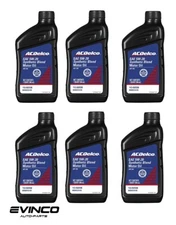 AcDelco 10-9286 Sae 5W20 Synthetic Blend Motor Oil Case of 6 Quarts OEM