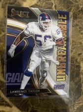 2020 Panini Select Football Unbreakable Insert Lawrence Taylor #U5 Giants HOF