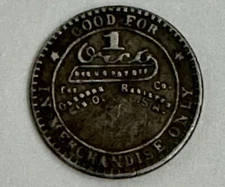 SCARCE 1890s South Carolina  Cotton Mill Token Beaumont Mfg Co Spartanburg, S