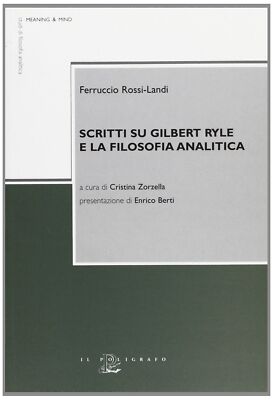 Rote Bücher Landi Ferruccio - Schriften über Gilbert Ryle und die analytische Philosophie