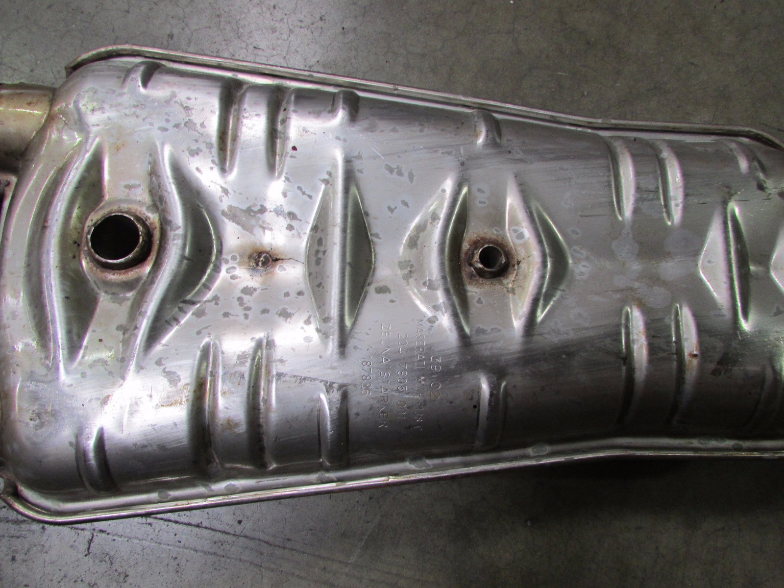 Maserati M128 Coupe, M138 Spyder, Exhaust Cross Pipe, Used, P/N 187826
