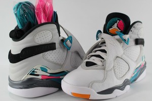 jordan retro 8 white turbo green