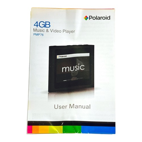 NEU Polaroid Touchscreen 4GB Musik Player PMP76BGL 2013 - Bild 10 von 15