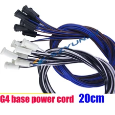 G4 ceramics Plastic holder socket led bulb plug 20cm Crystal lamp holder lamp