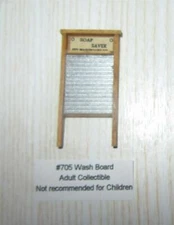 MINIATURE DOLLHOUSE 1:12 SCALE WASH BOARD BY SIR THOMAS THUMB - 705