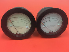 Dwyer - 0-1" W.C. - 50 PSI - Low Pressure Gauge - LOT OF 2 