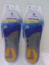 2 Pair Sof Comfort men breathable custom gel insoles  7-13 sofcomfort sol dry