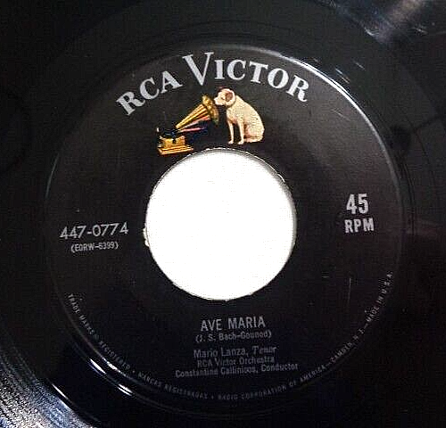 Mario Lanza: Ave Maria/The Lord's Prayer 1957 RCA 447-0774 Indianapolis Press VG - Bild 4 von 4