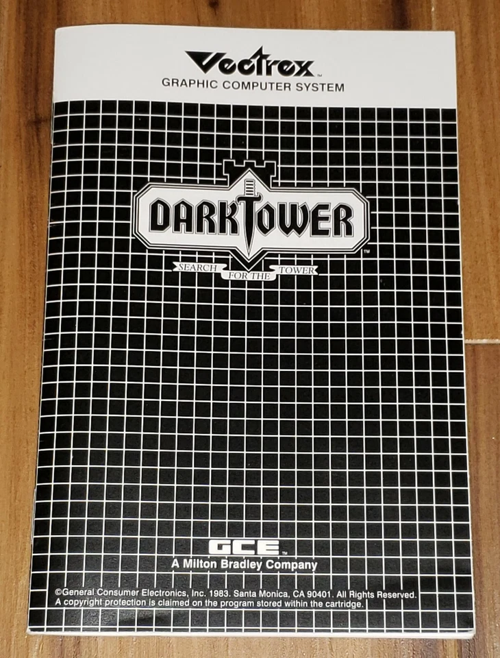 Vectrex Dark Tower BOXED, Complete Manual, Overlay - BRAND NEW! - Image 4 of 4