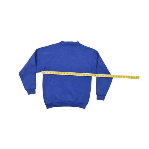 Vintage USA Made Discus Athletics Kids L Blue Cotton Sweatshirt Vincent Indian - Picture 6 of 7