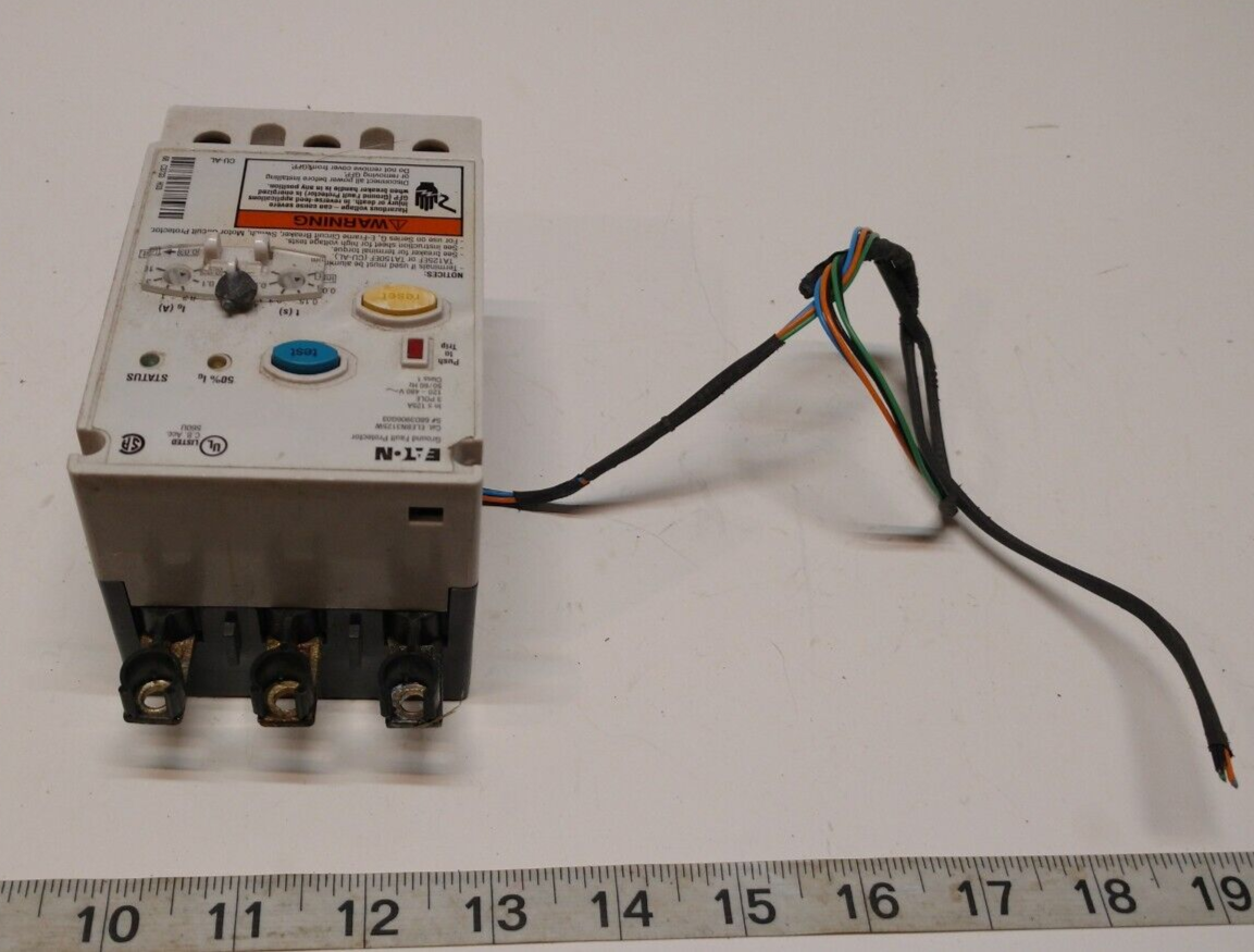 Earth Fault Module Eaton Ellbn3600w 30ma Ground Fault Earth Leakage Module