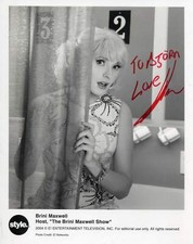 Brini Maxwell autograph, signed photo