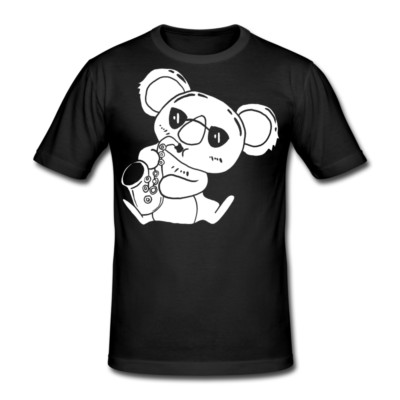 Saxophon T-Shirt Koala Jazz Saxofon Saxophonspieler Geschenk Lustig