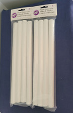 2 Packs of Wilton Set of 4 Plastic Dowel Rods 12.5 inches Cake Support