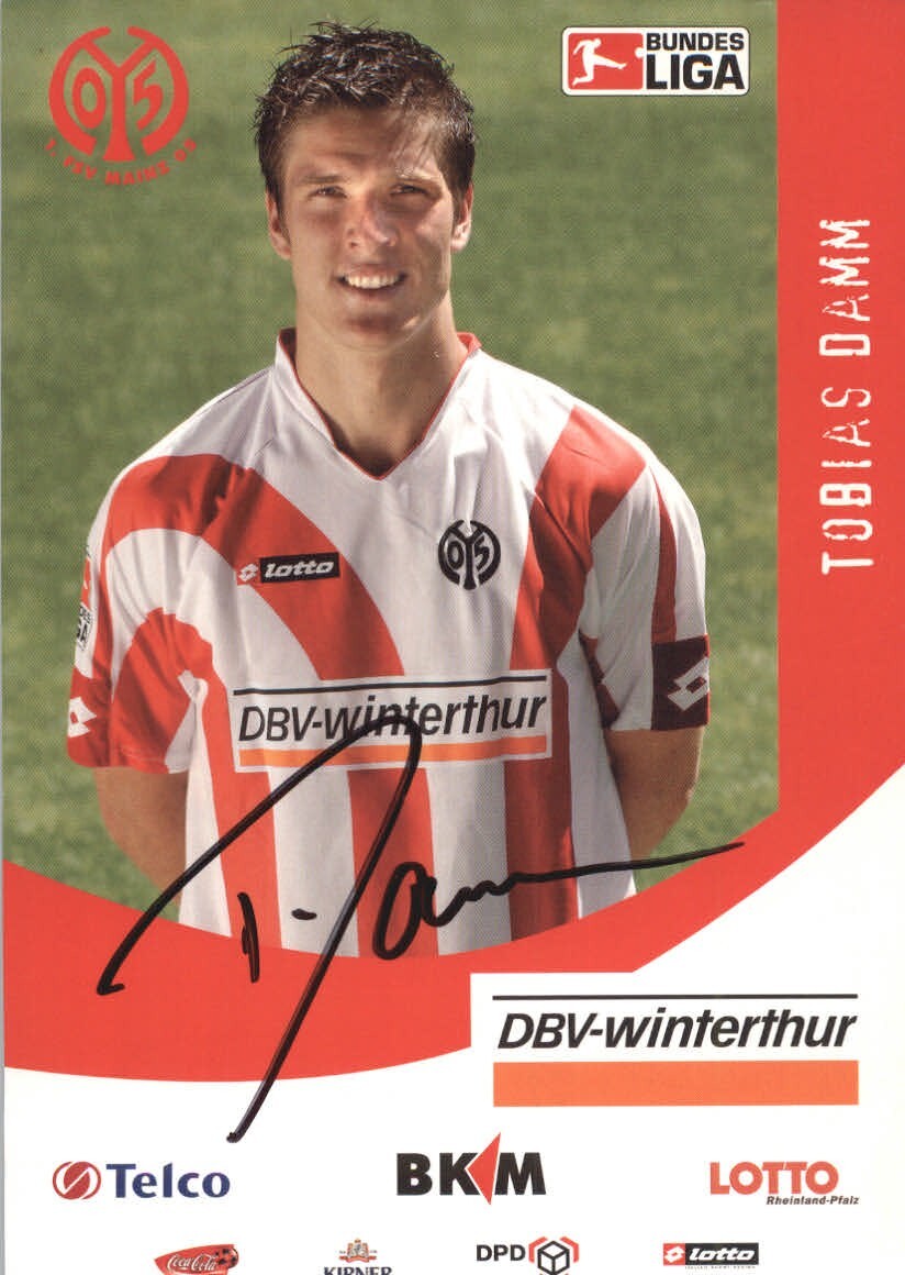 Carte Autographe Winfried Damm TV Grosswallstadt - Signée Original Handball