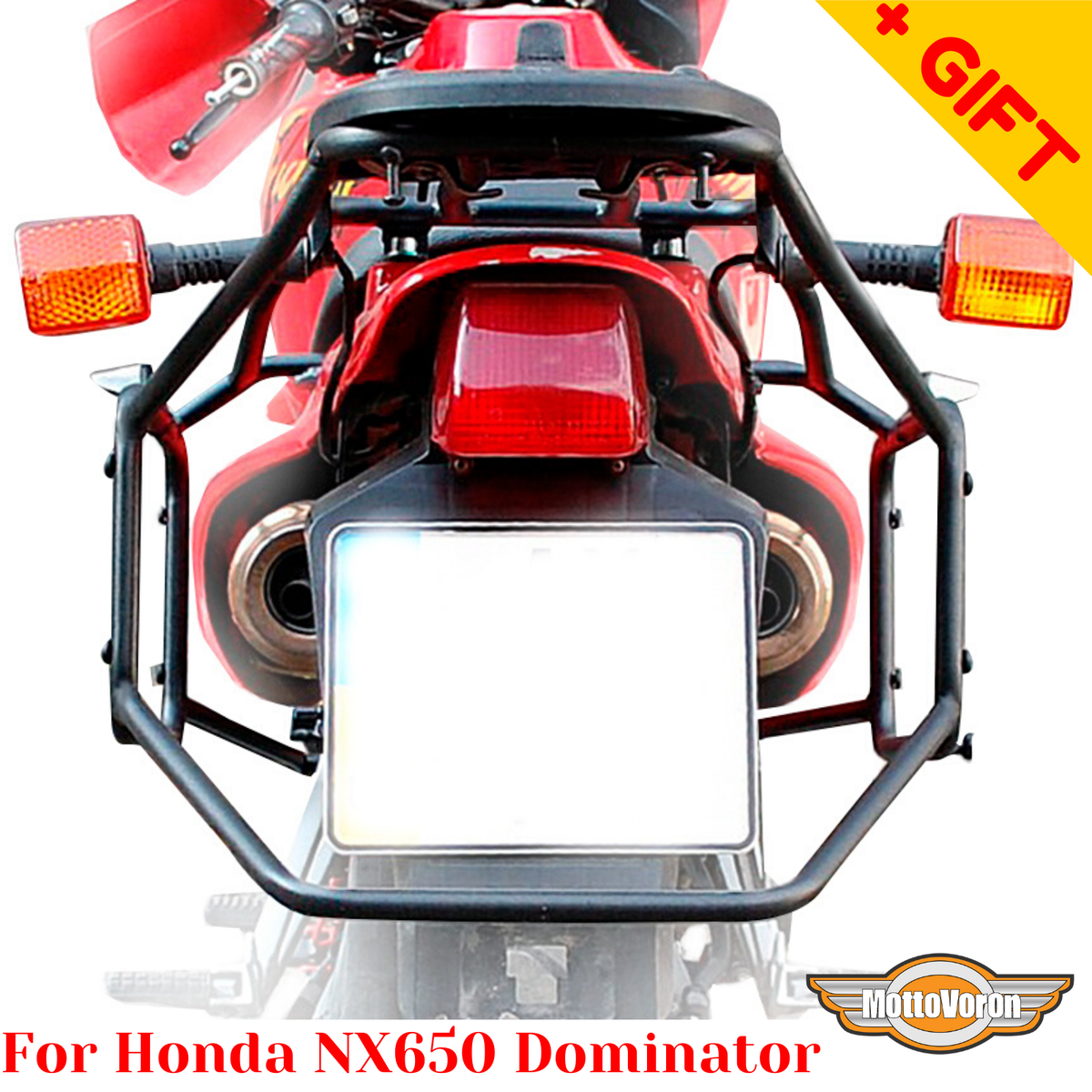 For Honda NX650 Dominator rack luggage system side carrier NX650