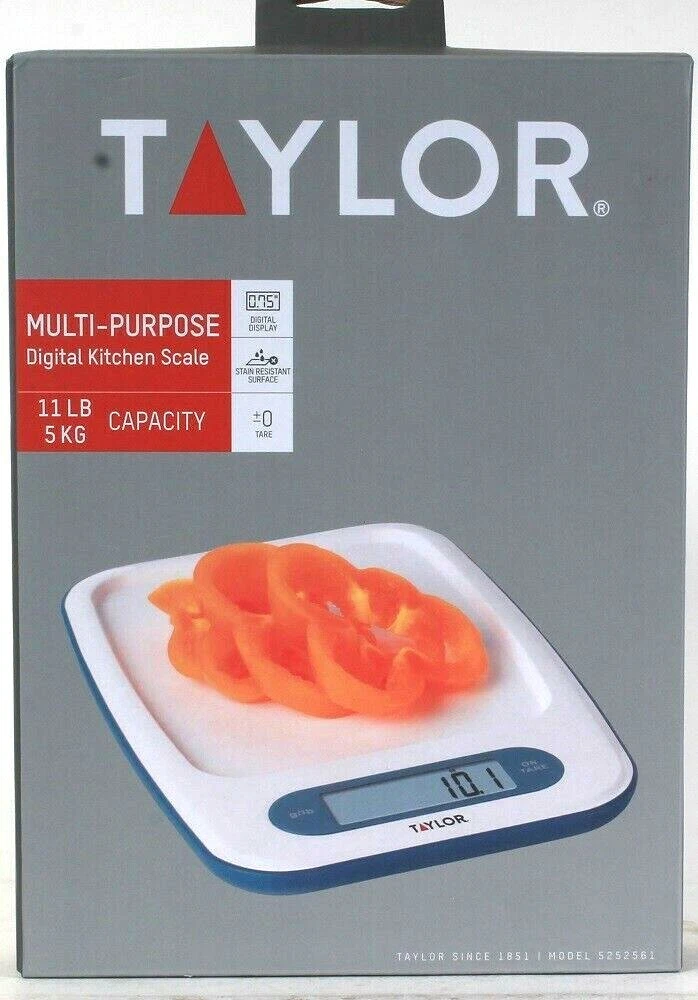 1 Ct Taylor 11 Lb Capacity Multi Purpose Unit Conversion Digital Kitchen Scale