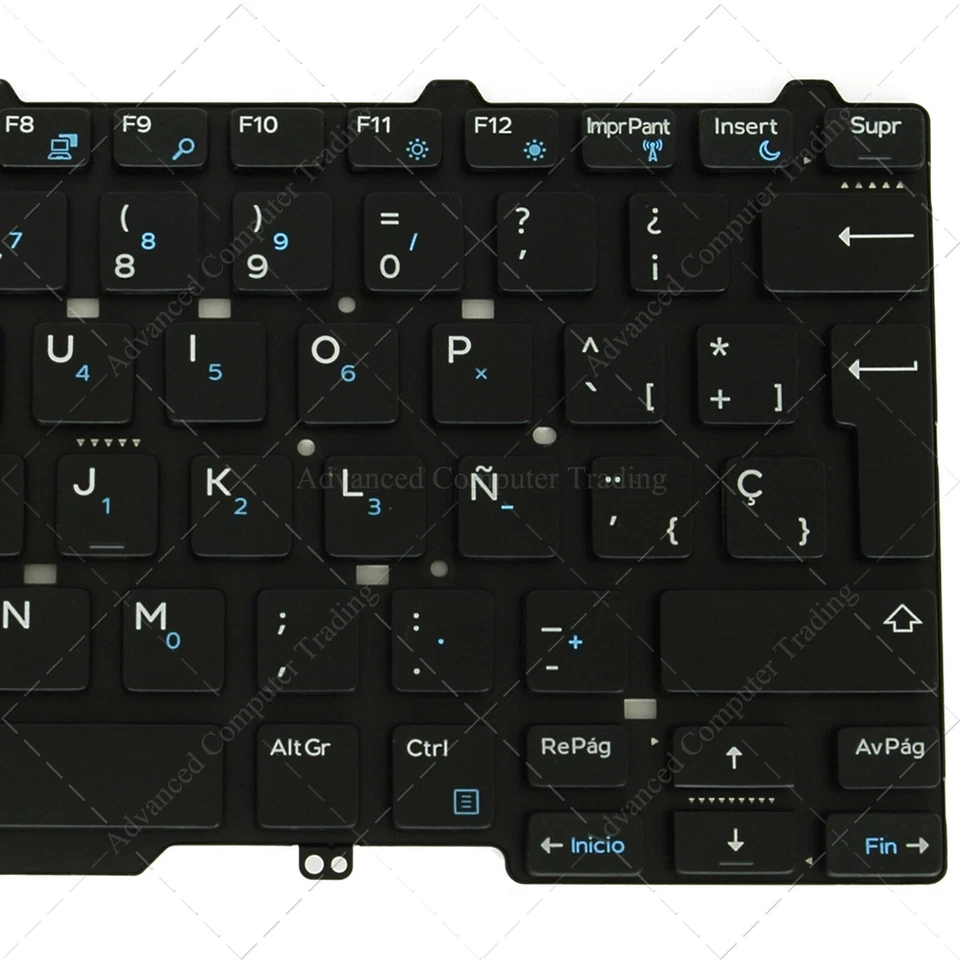Teclado para portátil DELL Latitude 5480 5488 5490 No FOIL No Marco - Imagen 2 de 3
