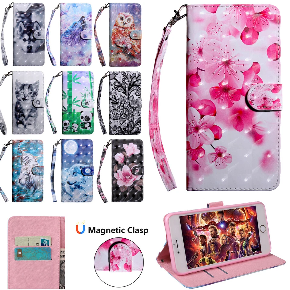 Leather Wallet Stand Flip Cover Cose For iPhone 12 Mini 11 Pro Xs Max Xr X 8 7 6 - Image 2 of 4