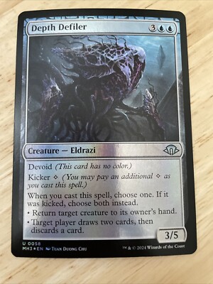 MTG Depth Defiler Modern Horizons 3 #0058 FOIL Uncommon MH3 NM/M