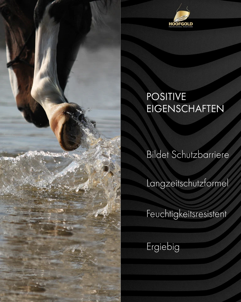 HOOFGOLD BlueStuff 100 ml prodotto per la cura degli zoccoli marciume a getto Strahlfix gel a getto cavallo - Immagine 3 di 4