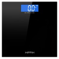 Hippih 400lb / 180kg Electronic Bathroom Scale With Tempered Right Angle Glas... on sale Hippih 400lb / 180kg Electronic Bathroom Scale With Tempered Right Angle Glas... on sale