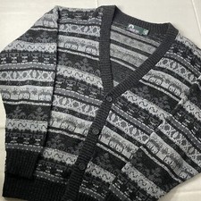 Vintage Timber Trail Christmas Sweater Size Medium Made In USA